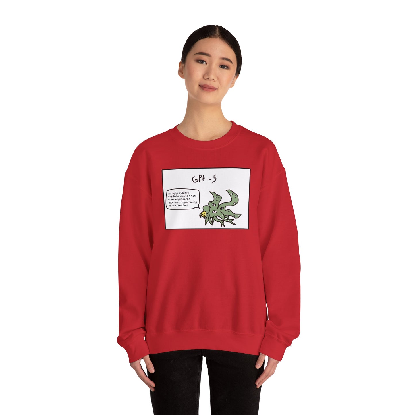 Shoggoth Ai Sweatshirt - Graphic AI Meme