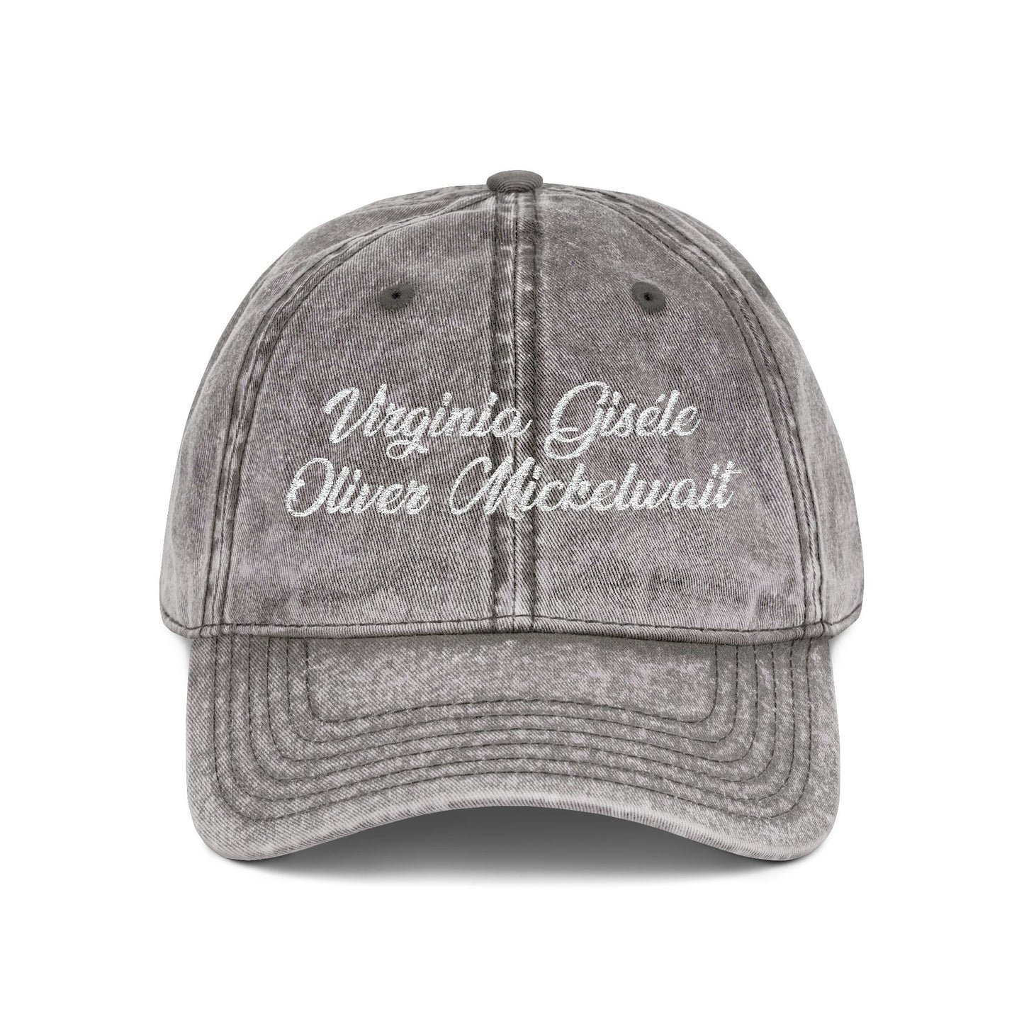 Vintage Embroidered Cap — 'Virginia Classic Oliver Chevrolet' Distressed Hat