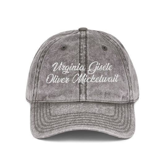 Vintage Embroidered Cap — 'Virginia Classic Oliver Chevrolet' Distressed Hat