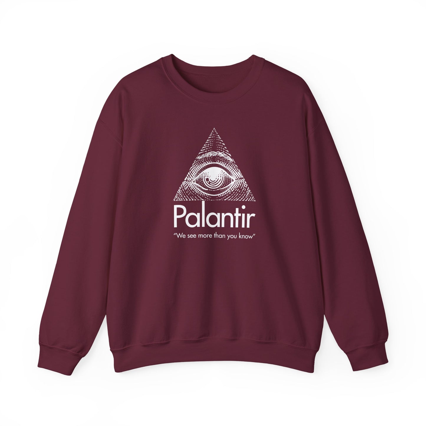 Palantir Illuminated Eye Crewneck - (“We see more than you know”)