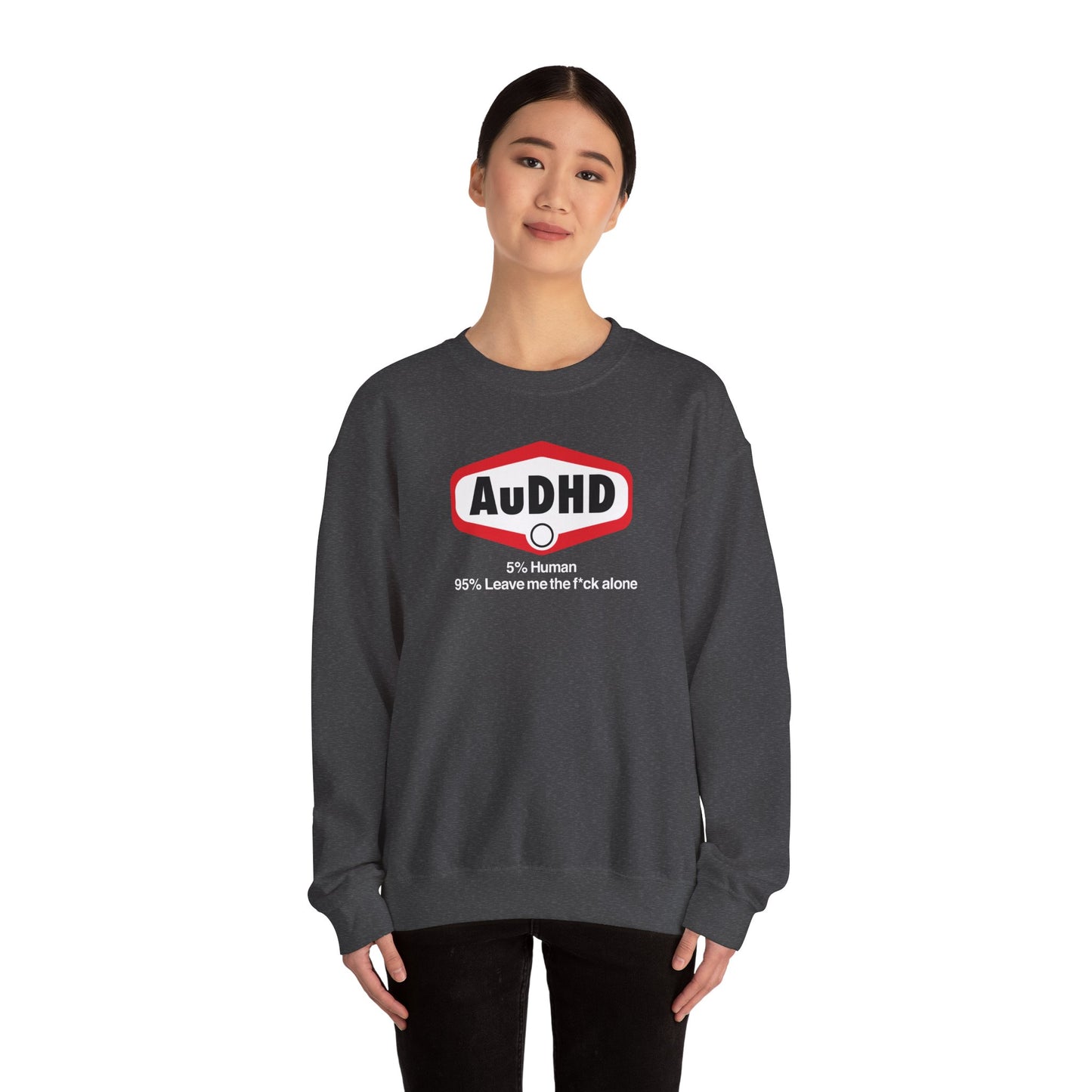 AuDHD Crewneck Sweatshirt - Graphic AuDHD
