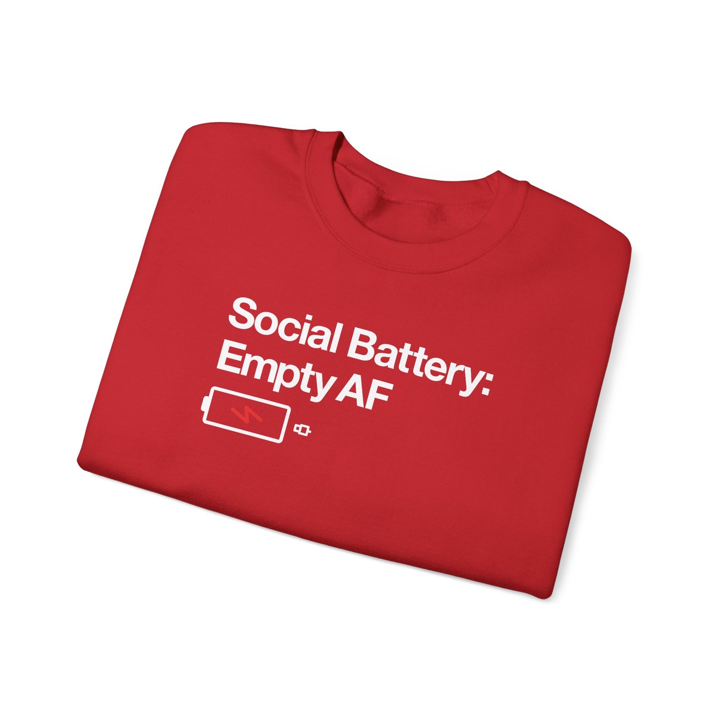 Social Battery Neurodivergent Sweatshirt