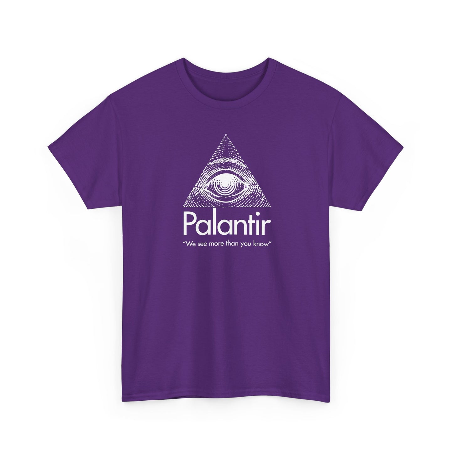 Palantir Eye Pyramid T‑Shirt — "We see more than you know" Graphic Tee