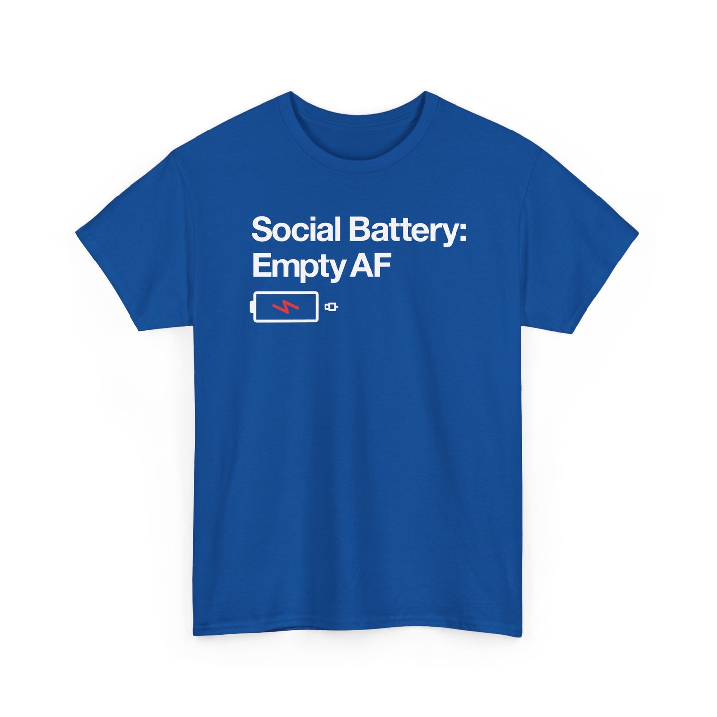 Social Battery - Neurodivergent Graphic T Shirt