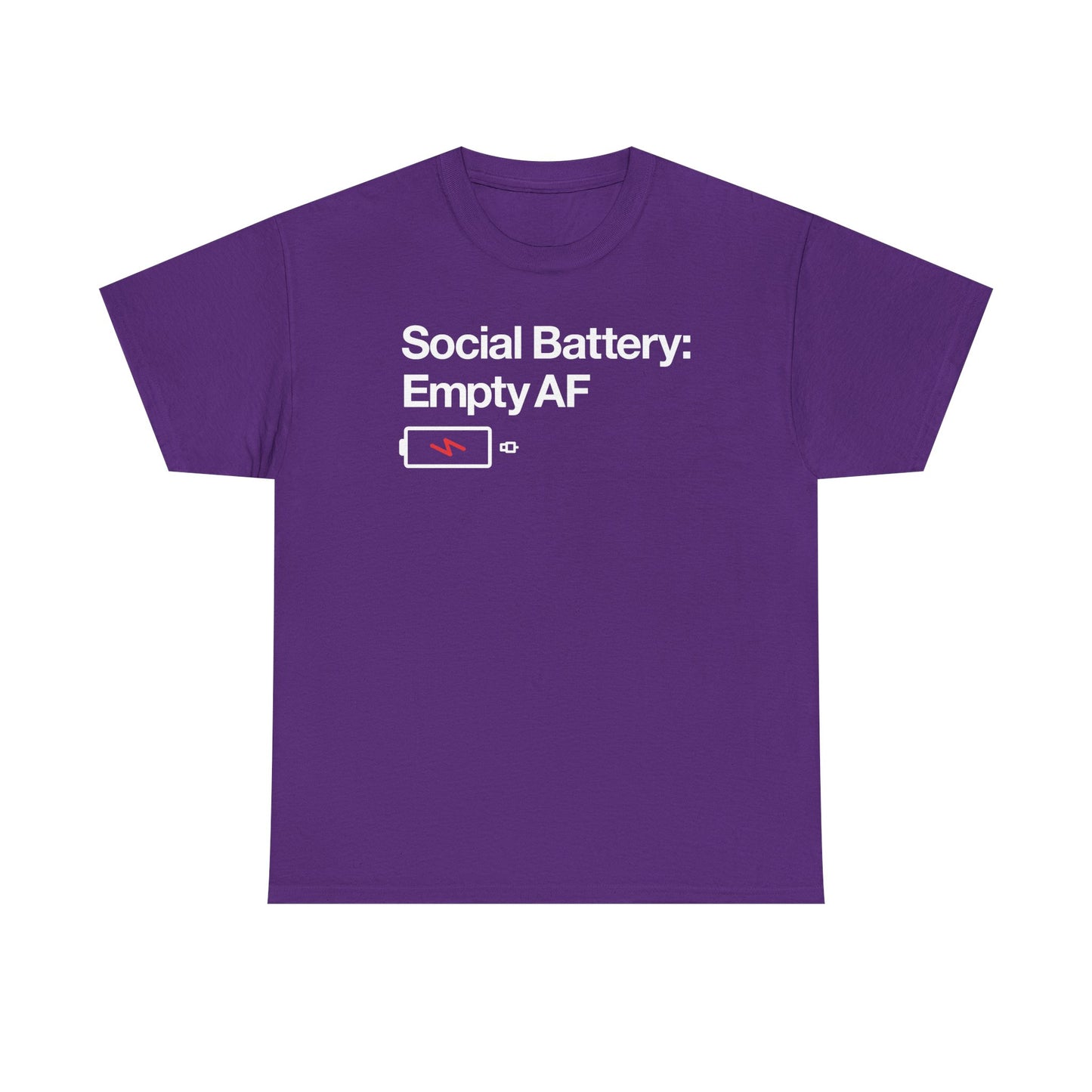 Social Battery - Neurodivergent Graphic T Shirt