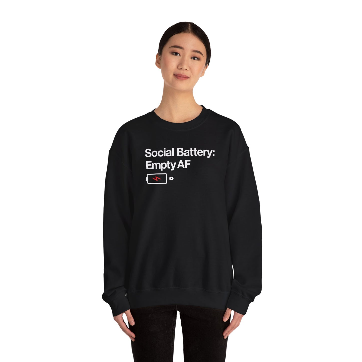 Social Battery Neurodivergent Sweatshirt