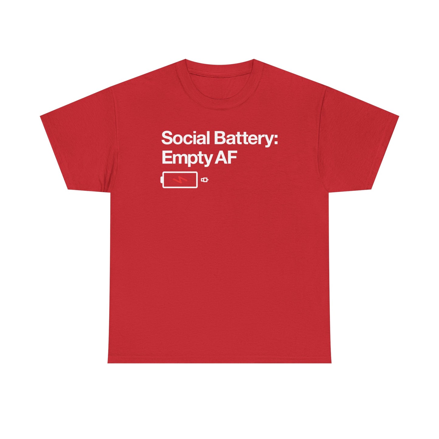 Social Battery - Neurodivergent Graphic T Shirt