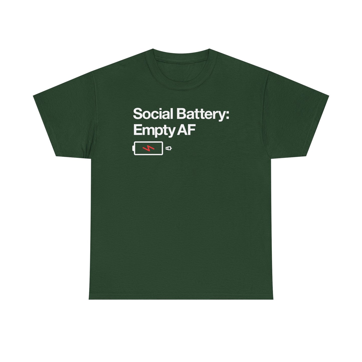 Social Battery - Neurodivergent Graphic T Shirt