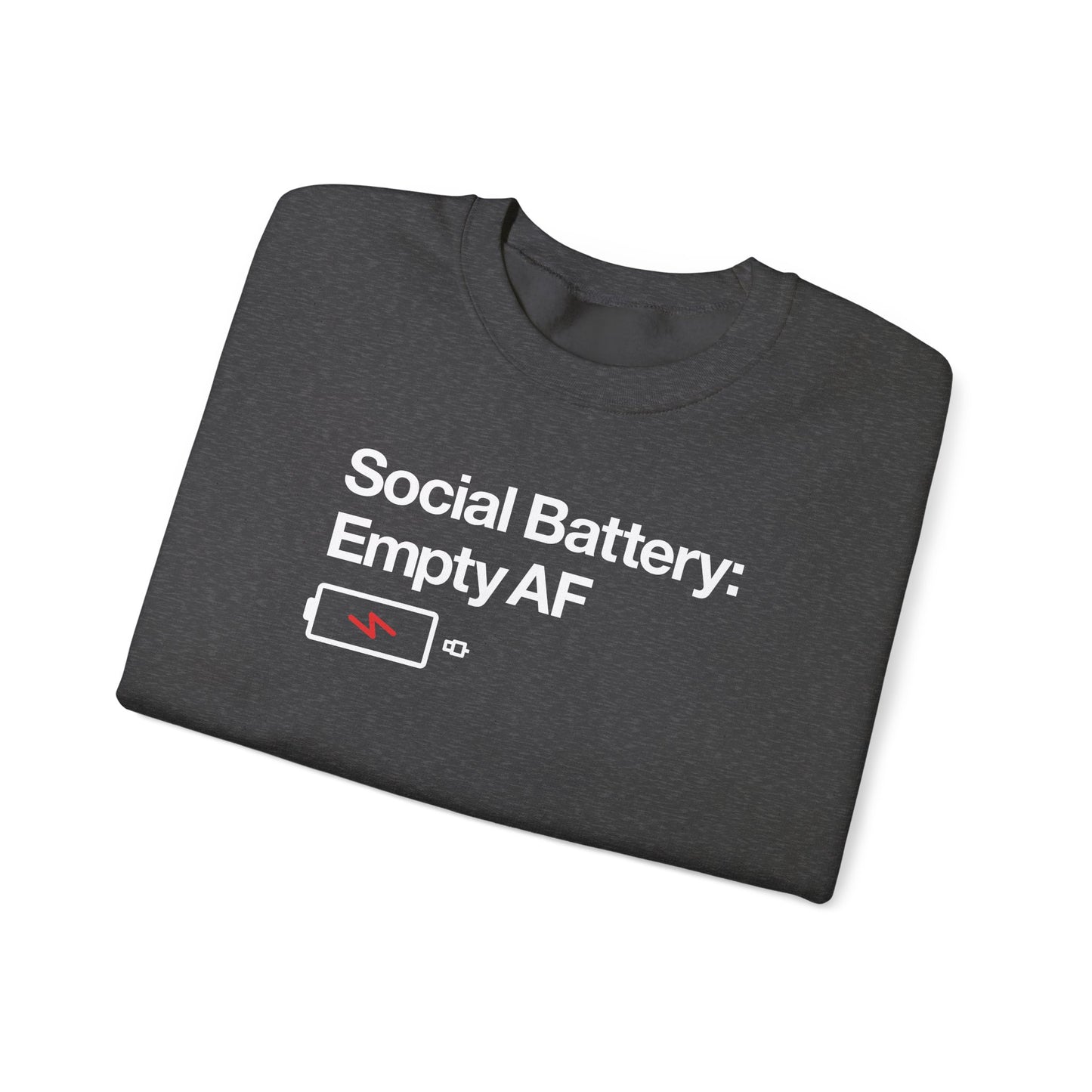 Social Battery Neurodivergent Sweatshirt