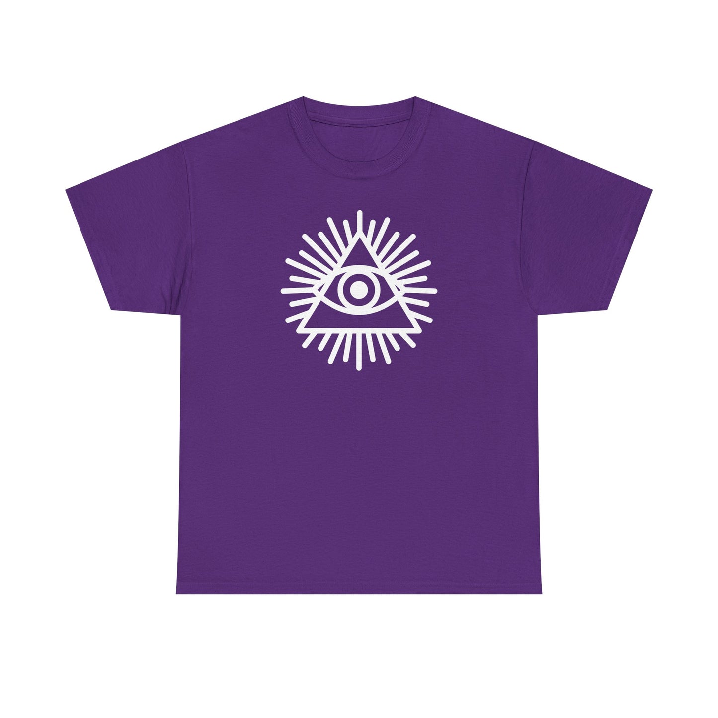 All-Seeing Eye Illuminati Tee - Mystical Triangle Graphic T-Shirt