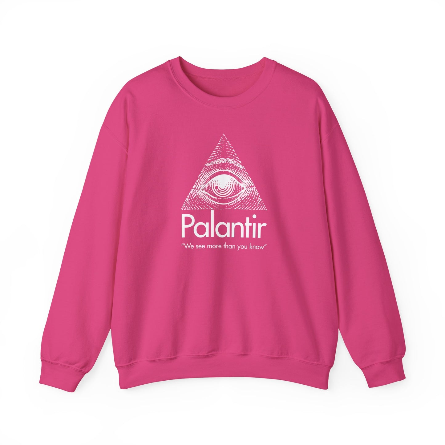 Palantir Illuminated Eye Crewneck - (“We see more than you know”)
