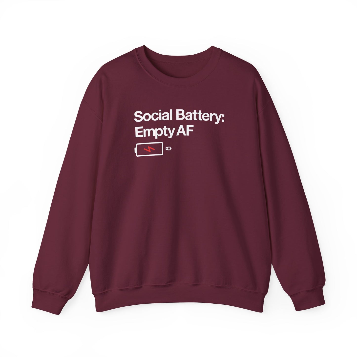 Social Battery Neurodivergent Sweatshirt