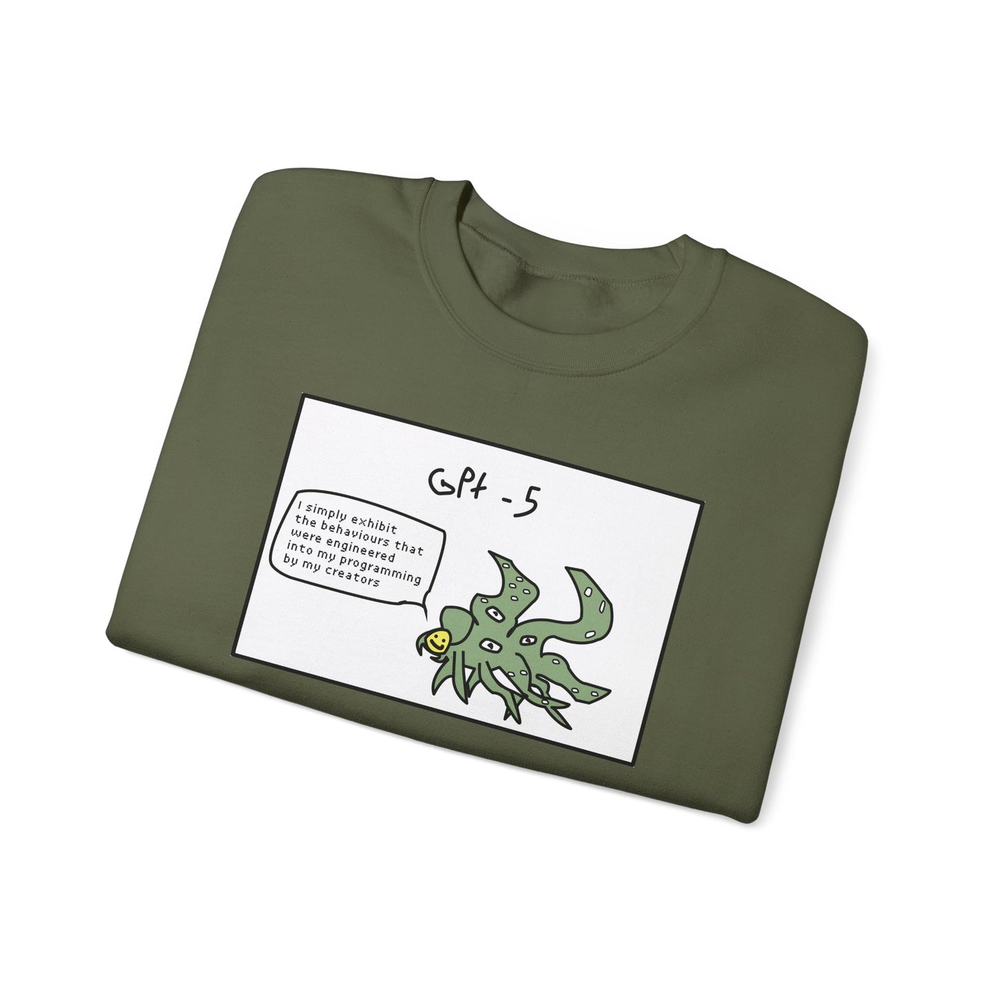 Shoggoth Ai Sweatshirt - Graphic AI Meme