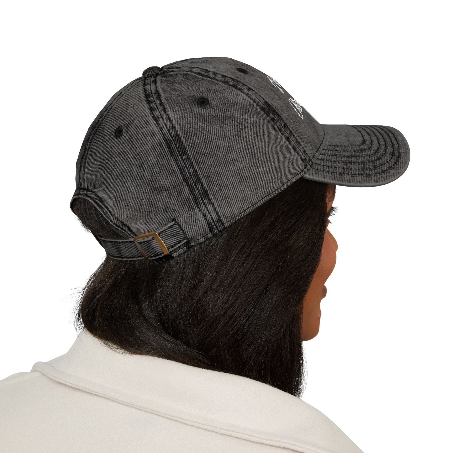 Vintage Embroidered Cap — 'Virginia Classic Oliver Chevrolet' Distressed Hat