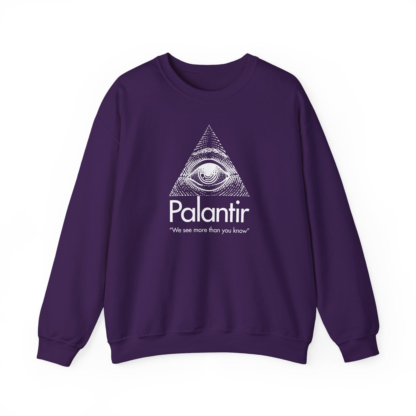 Palantir Illuminated Eye Crewneck - (“We see more than you know”)