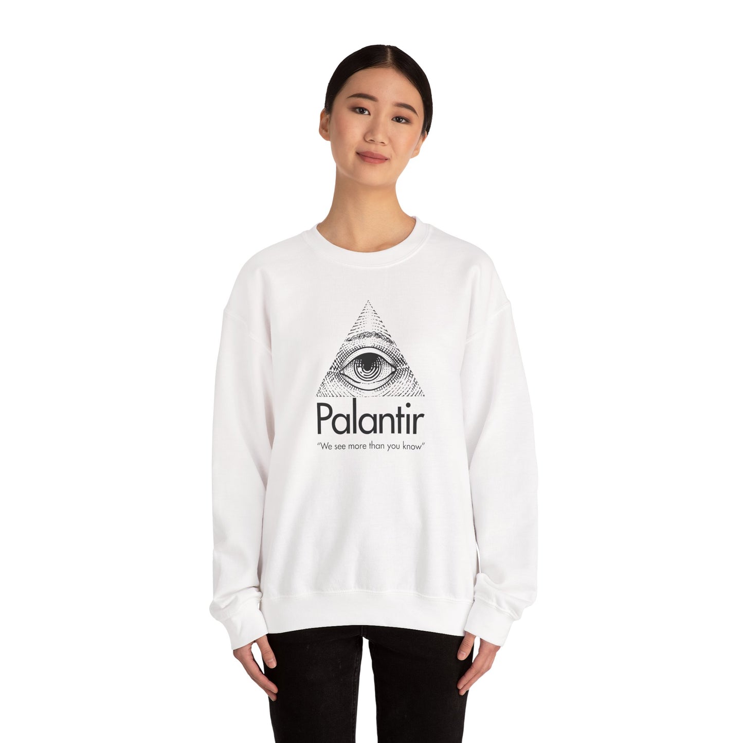Palantir Illuminated Eye Crewneck - (“We see more than you know”)