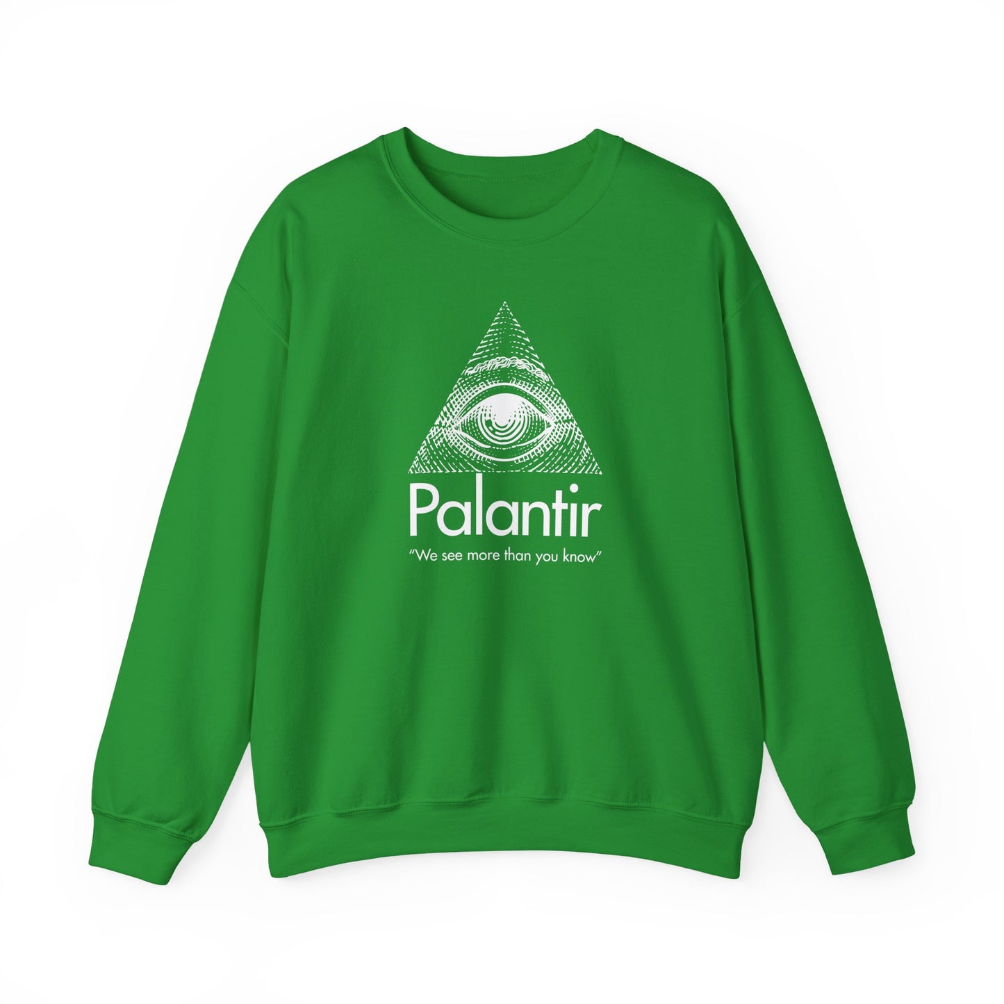 Palantir Illuminated Eye Crewneck - (“We see more than you know”)
