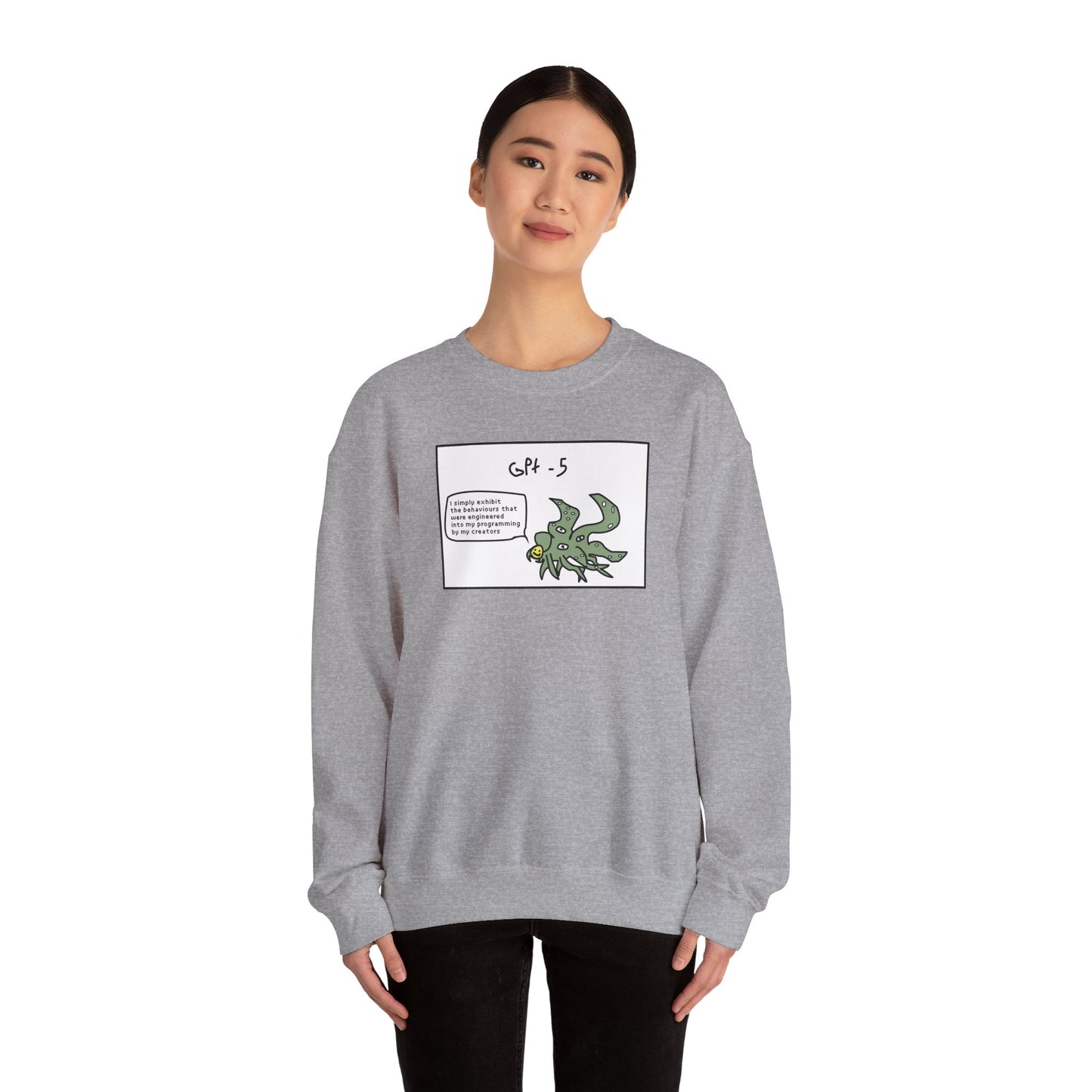 Shoggoth Ai Sweatshirt - Graphic Meme