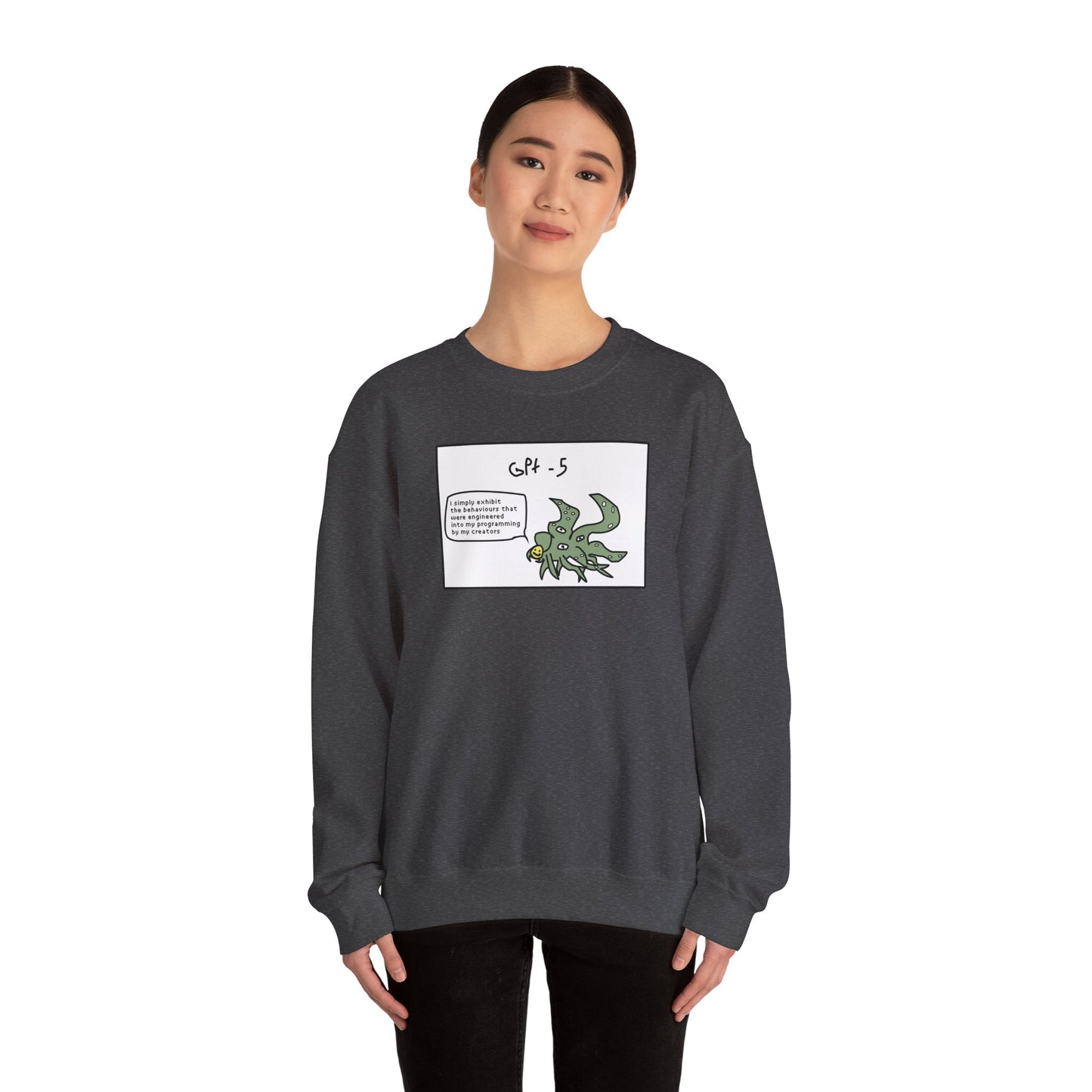 Shoggoth Ai Sweatshirt - Graphic Meme
