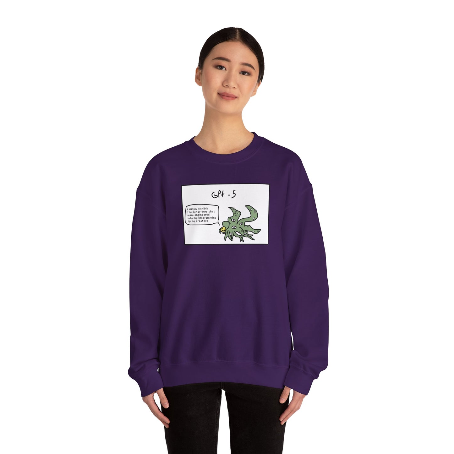 Shoggoth Ai Sweatshirt - Graphic Meme