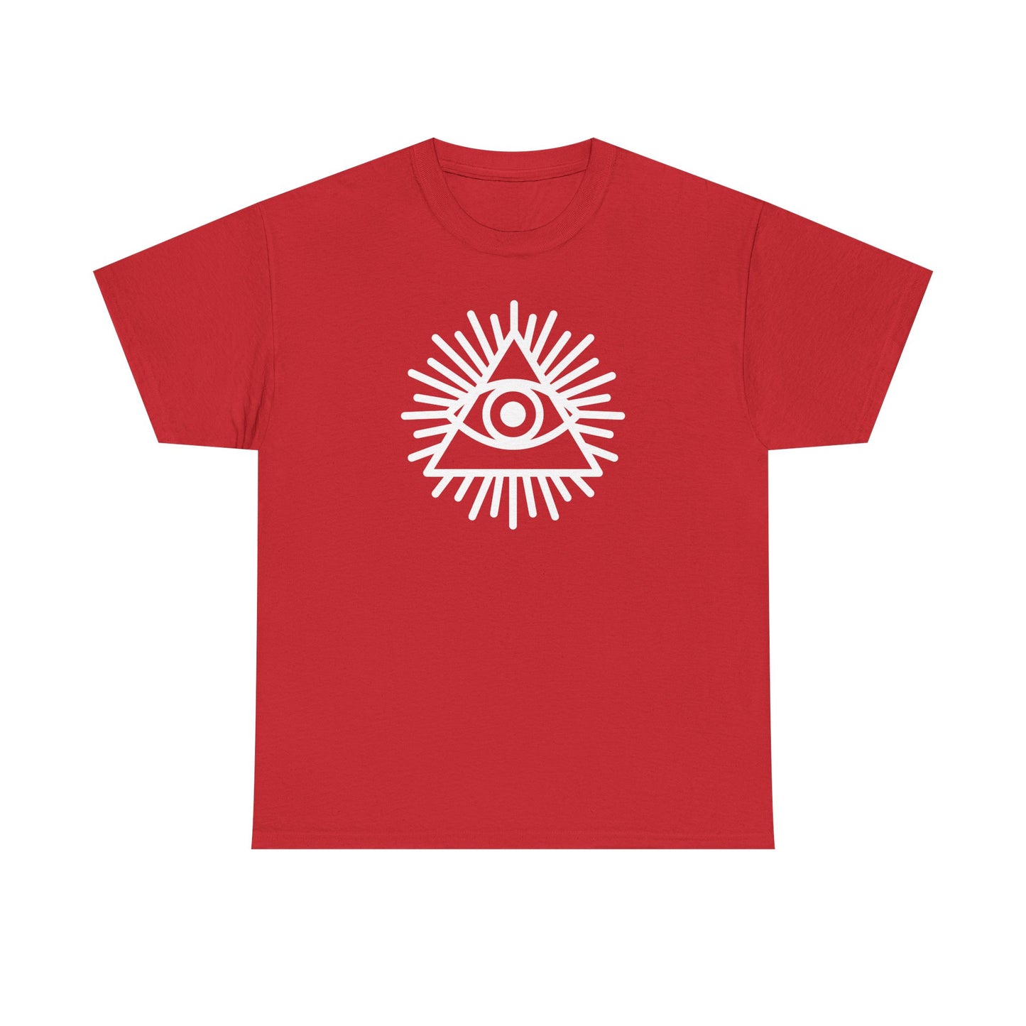 All-Seeing Eye Illuminati Tee - Mystical Triangle Graphic T-Shirt