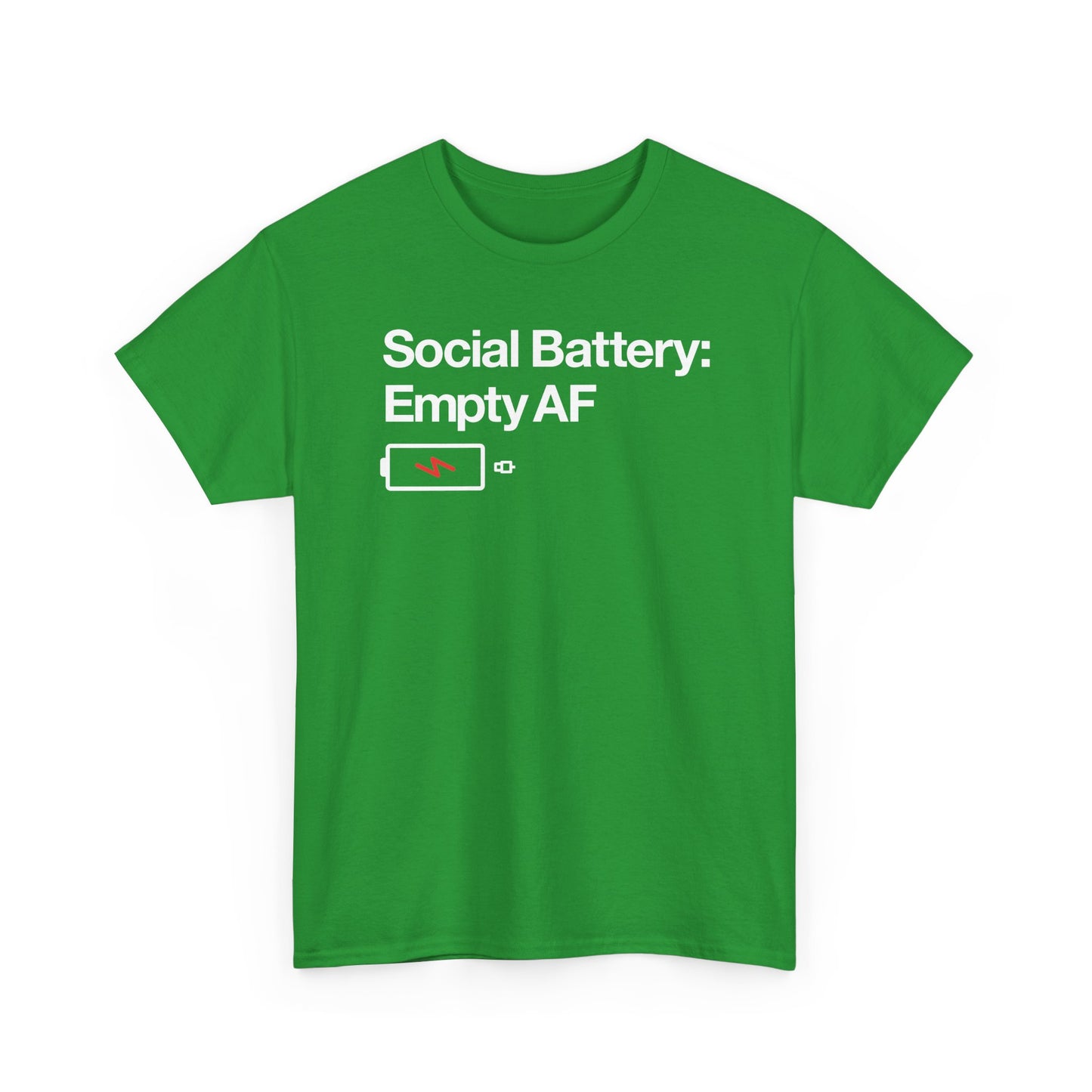 Social Battery - Neurodivergent Graphic T Shirt