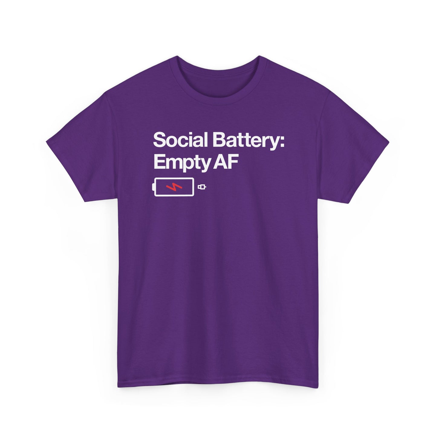 Social Battery - Neurodivergent Graphic T Shirt