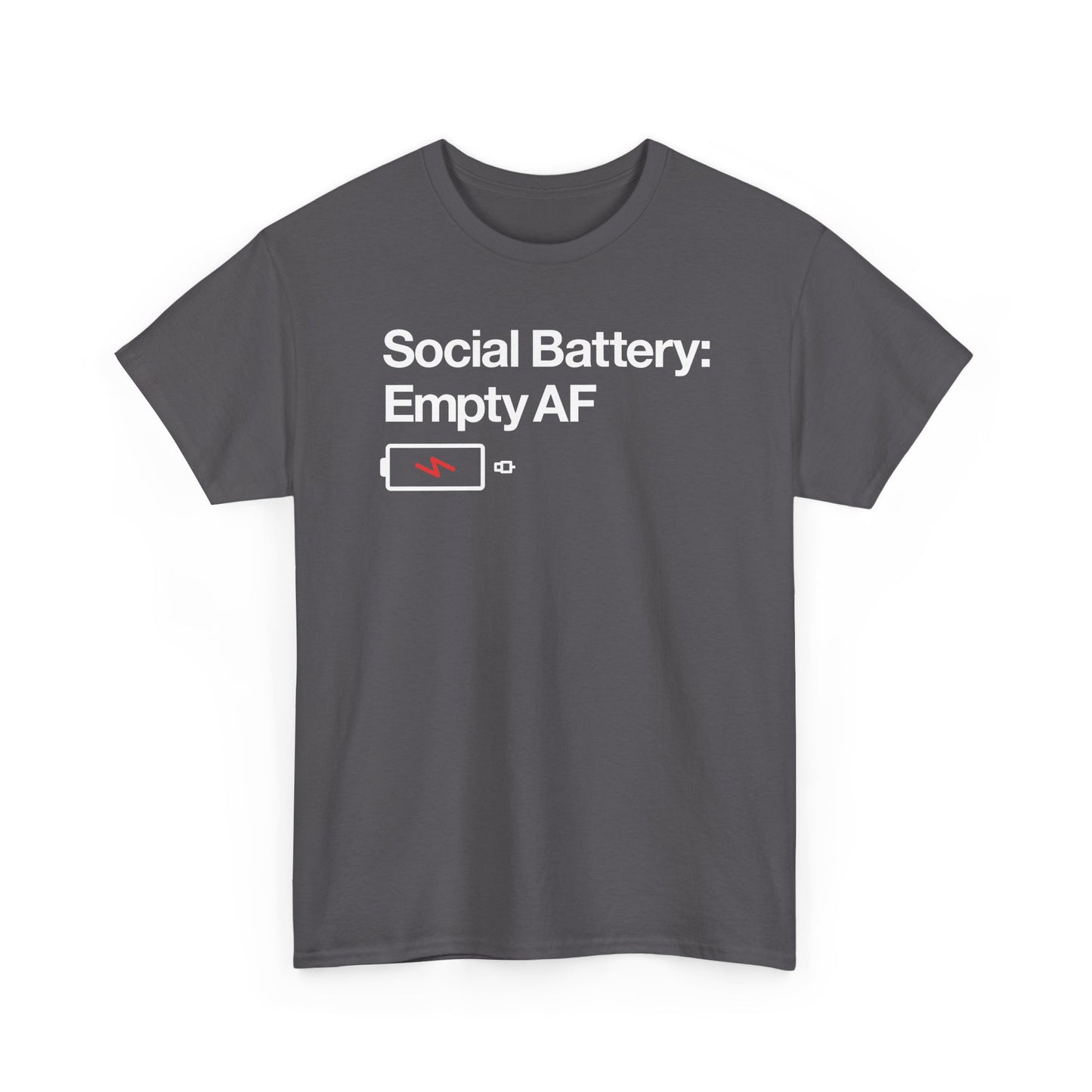 Social Battery - Neurodivergent Graphic T Shirt