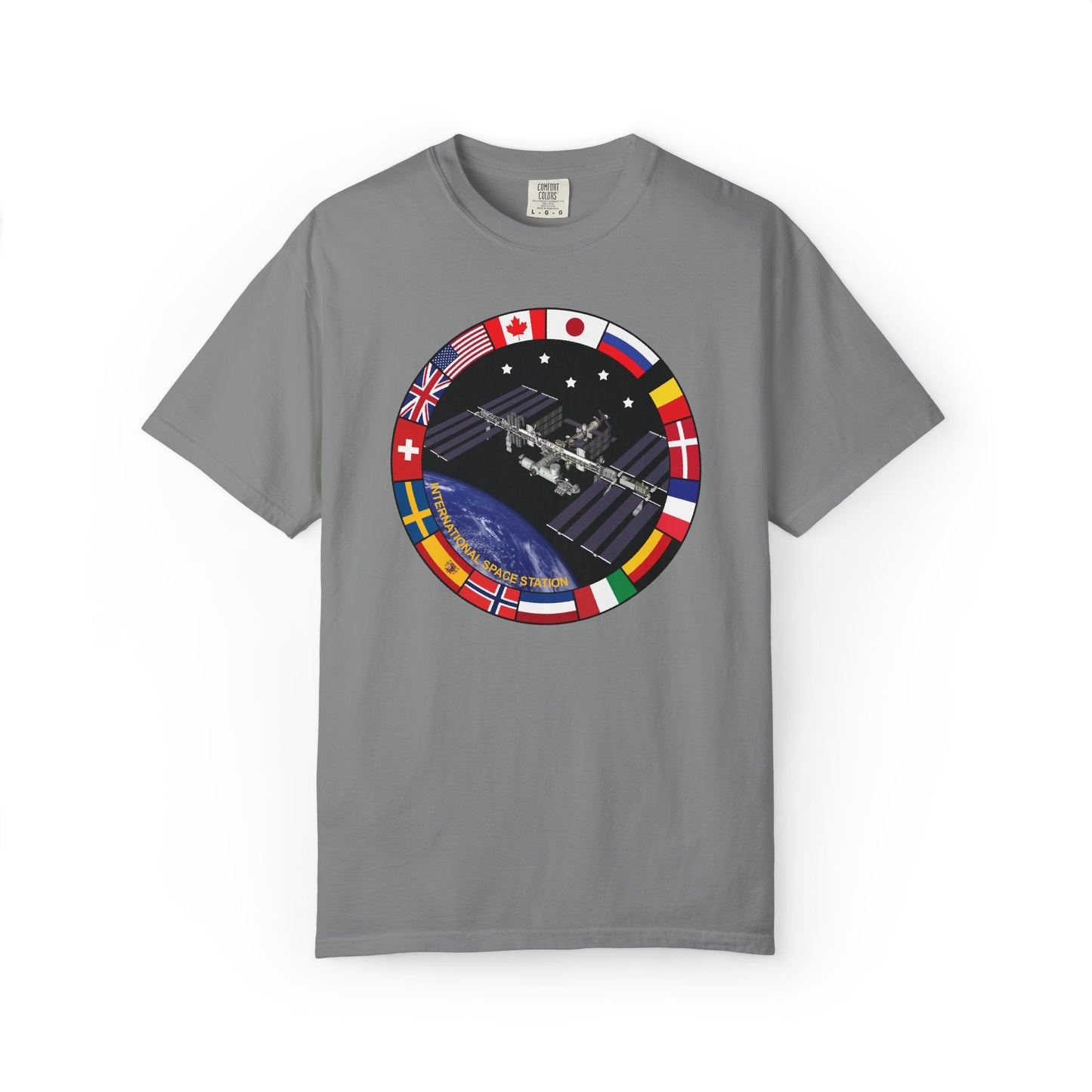 ISS Orbit Patch T Shirt - Graphic Tee