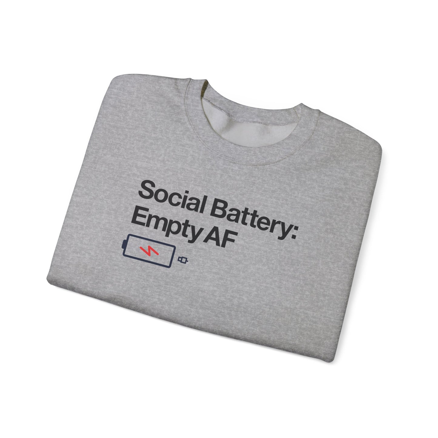 Social Battery Neurodivergent Sweatshirt