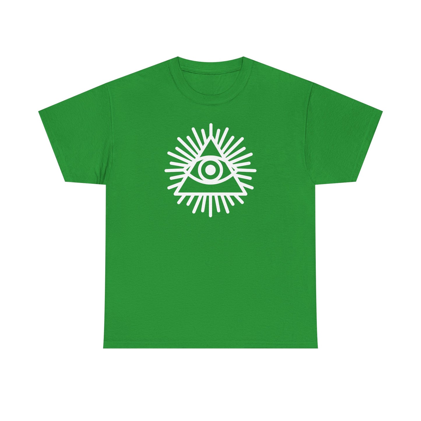 All-Seeing Eye Illuminati Tee - Mystical Triangle Graphic T-Shirt