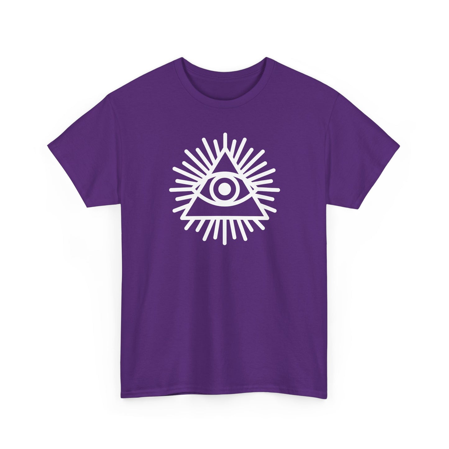 All-Seeing Eye Illuminati Tee - Mystical Triangle Graphic T-Shirt