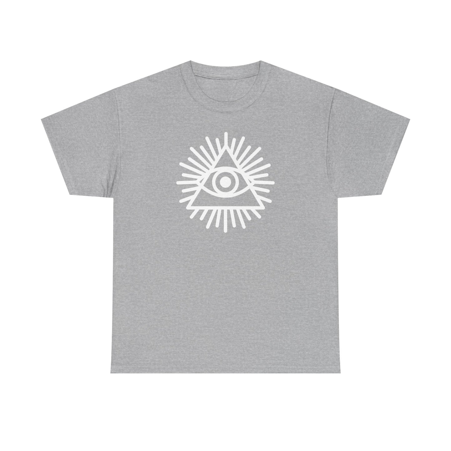 All-Seeing Eye Illuminati Tee - Mystical Triangle Graphic T-Shirt