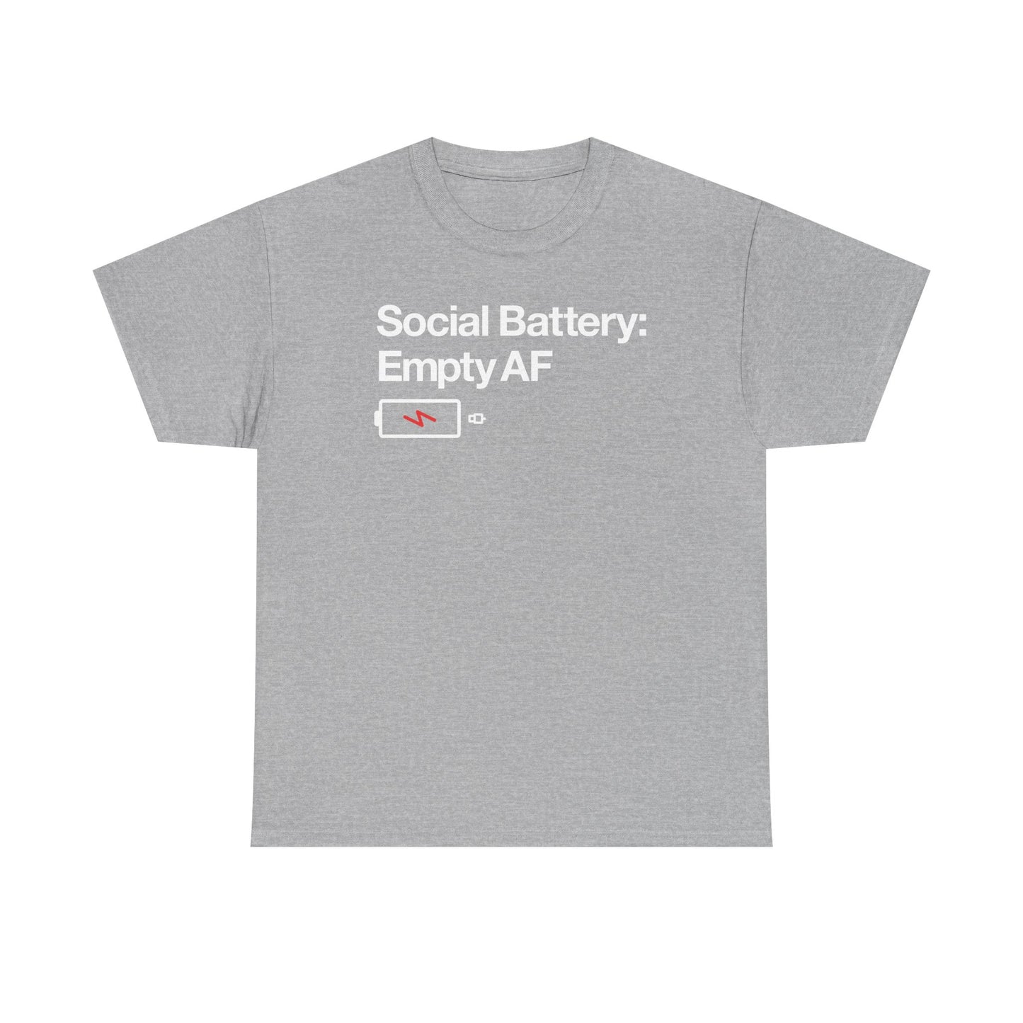 Social Battery - Neurodivergent Graphic T Shirt