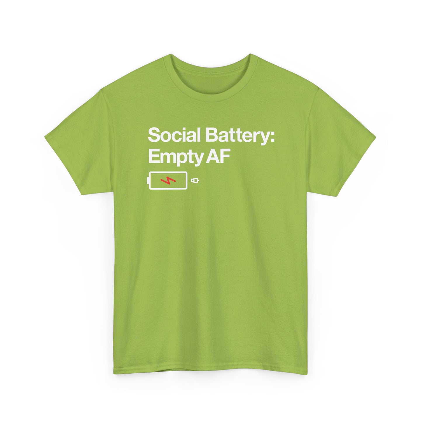 Social Battery - Neurodivergent Graphic T Shirt