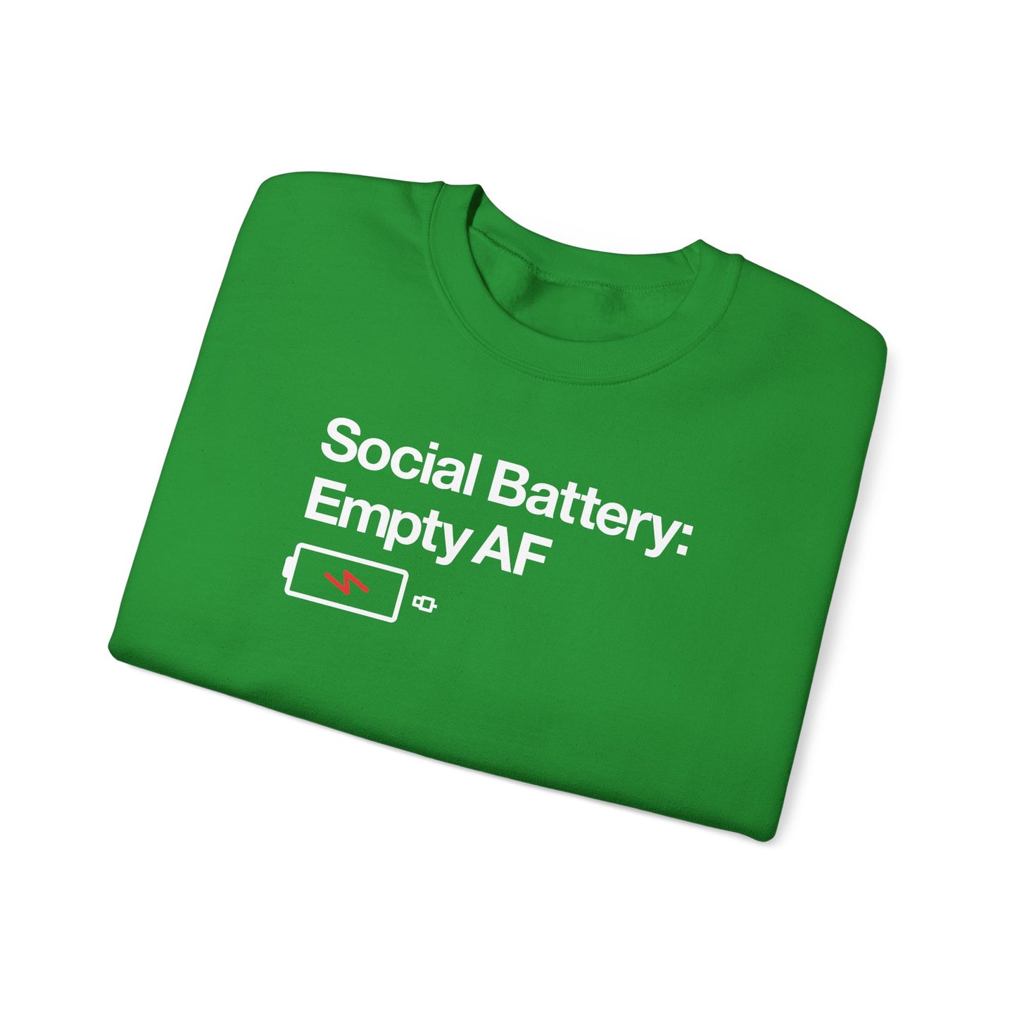 Social Battery Neurodivergent Sweatshirt