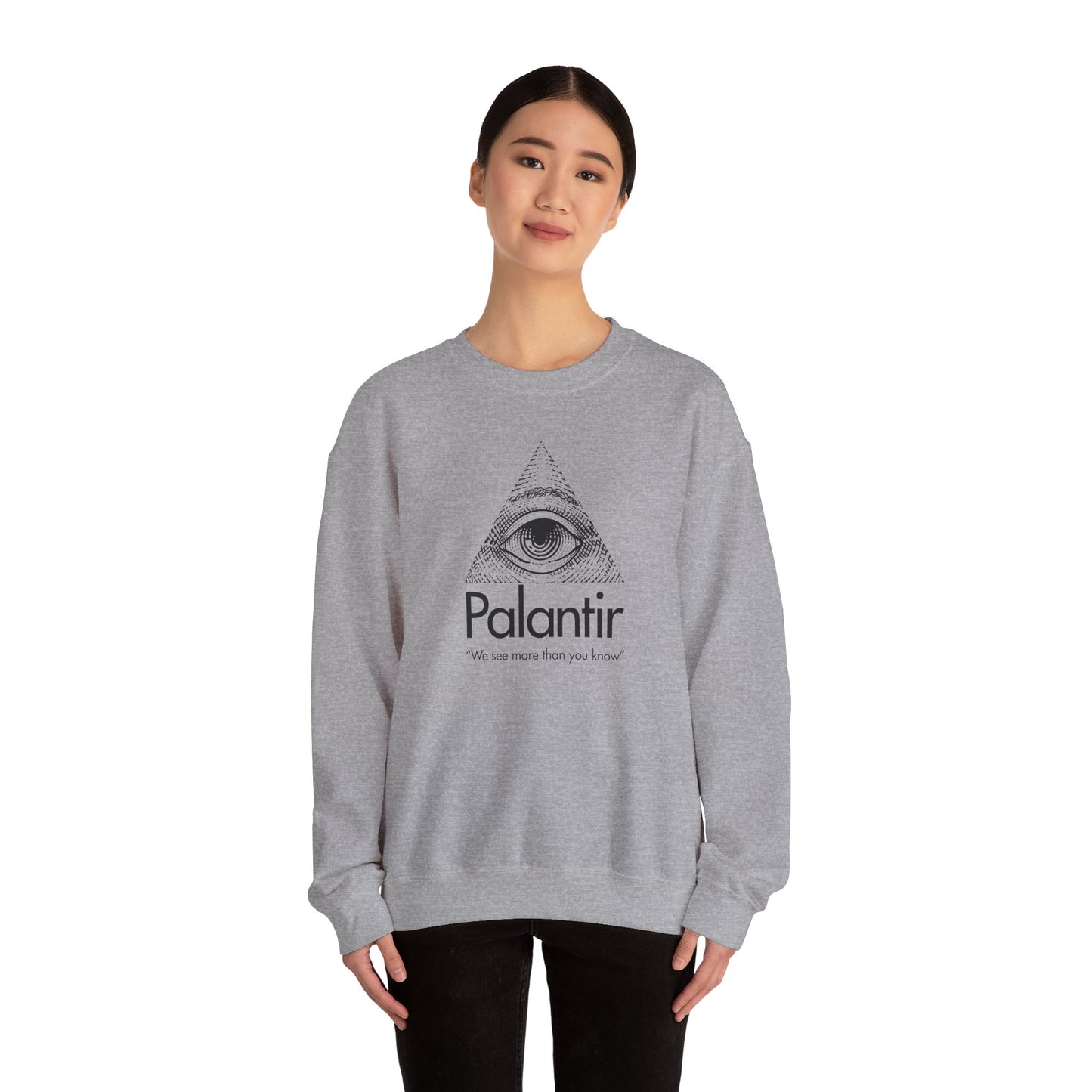 Palantir Illuminated Eye Crewneck - (“We see more than you know”)