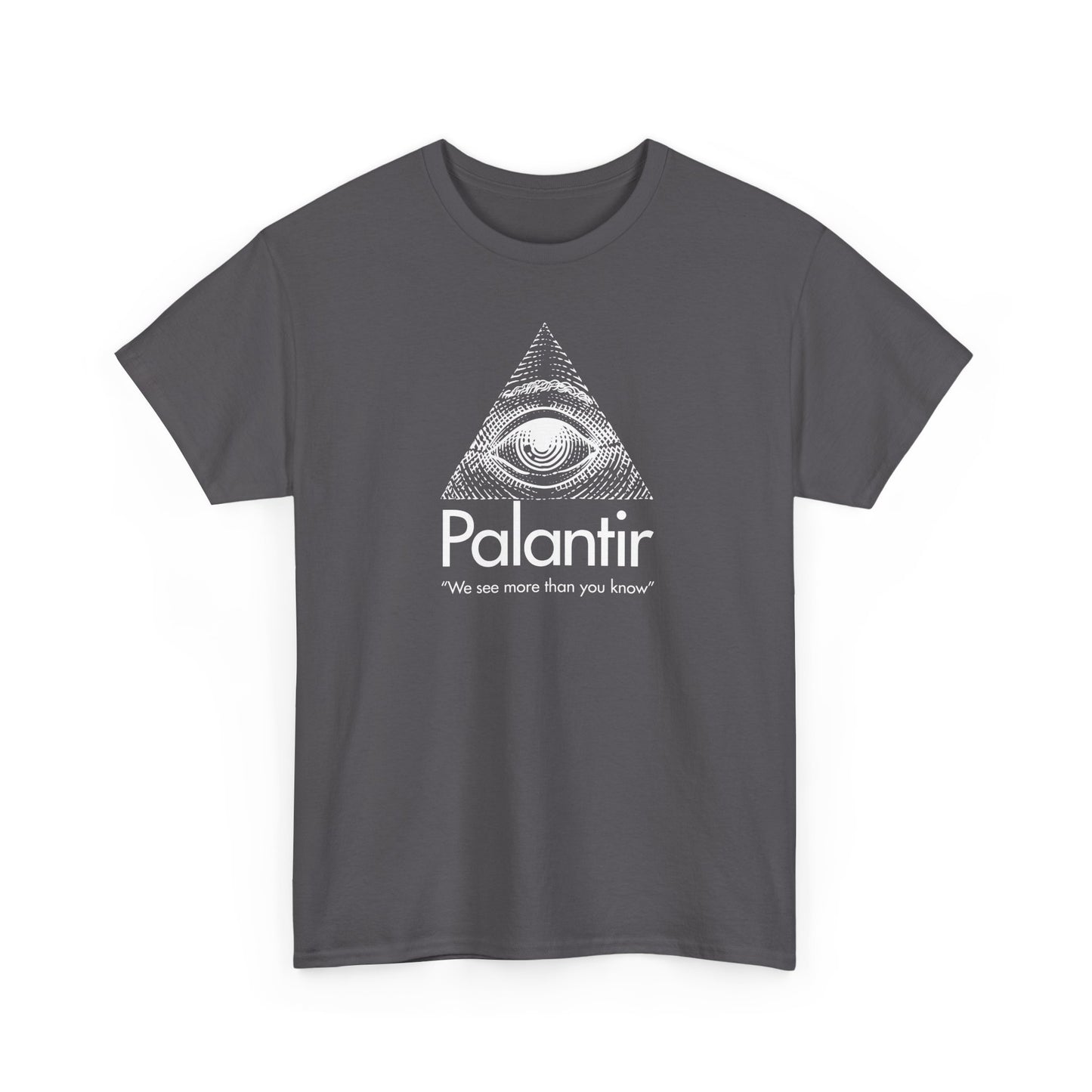 Palantir Eye Pyramid T‑Shirt — "We see more than you know" Graphic Tee