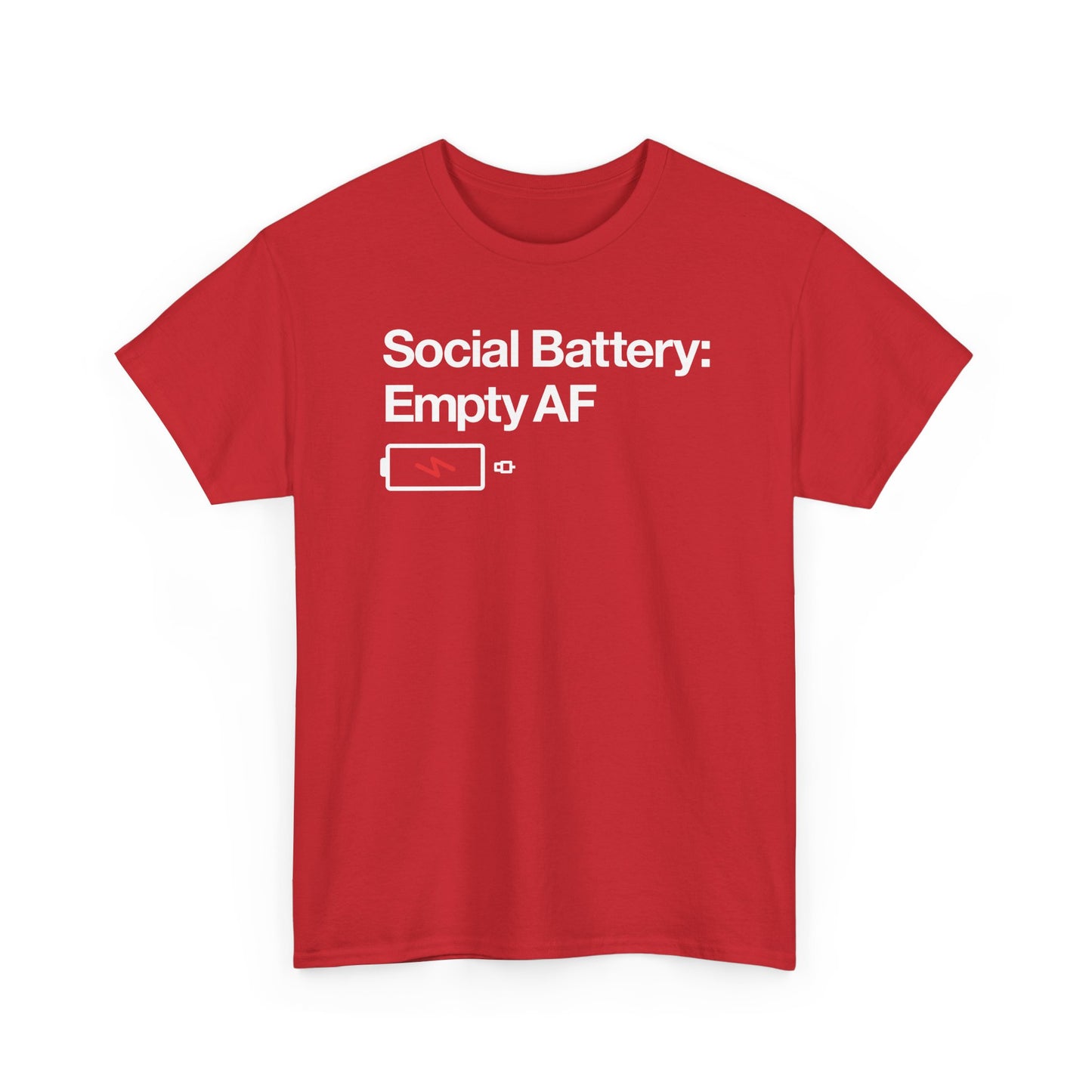 Social Battery - Neurodivergent Graphic T Shirt