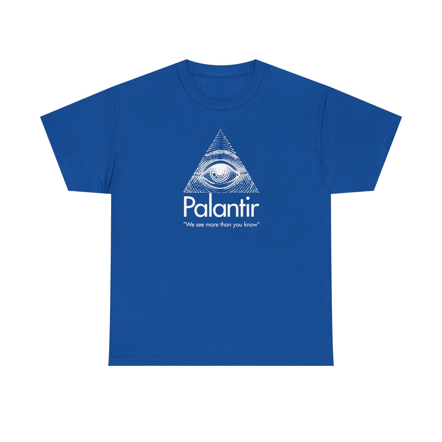 Palantir Eye Pyramid T‑Shirt — "We see more than you know" Graphic Tee