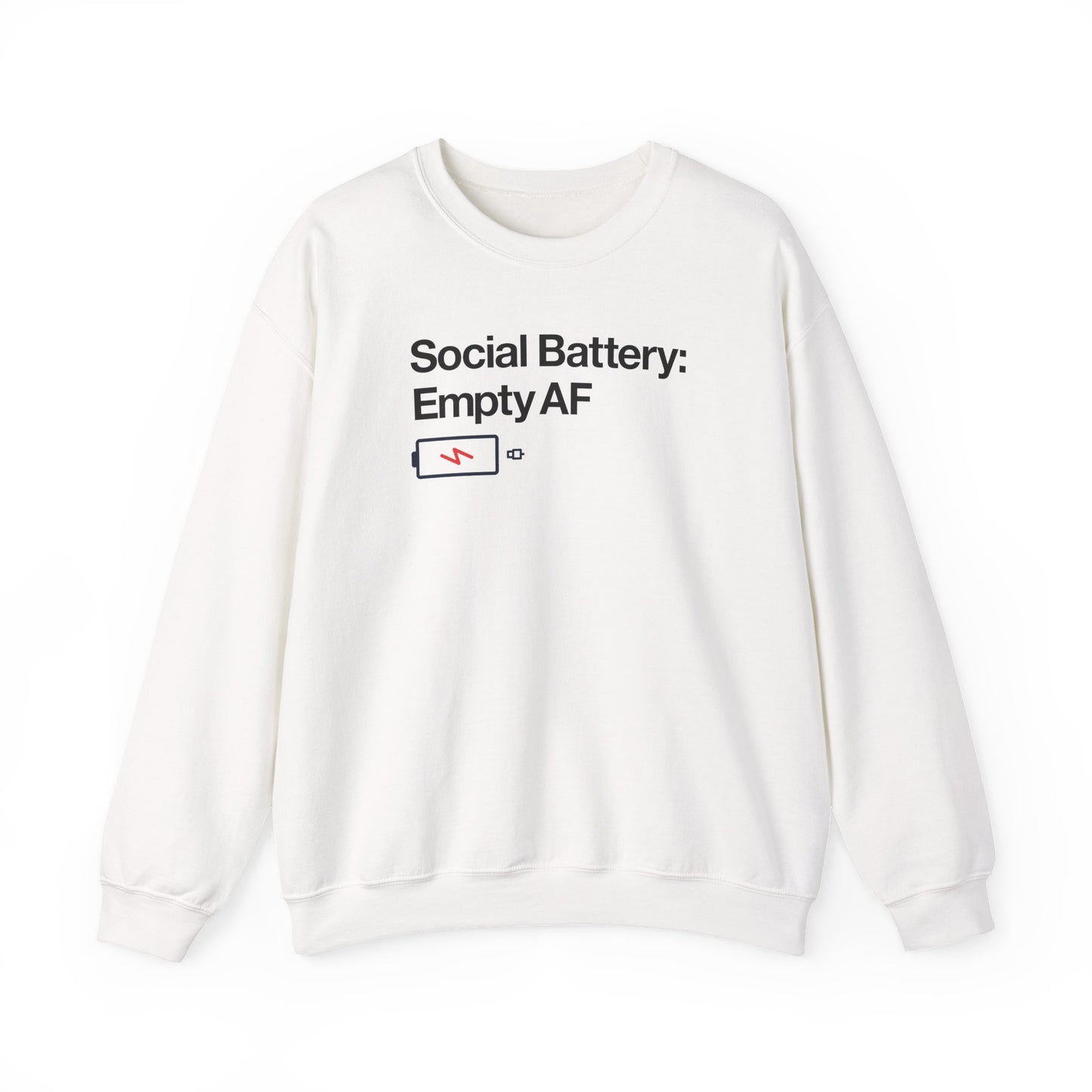 Social Battery Neurodivergent Sweatshirt