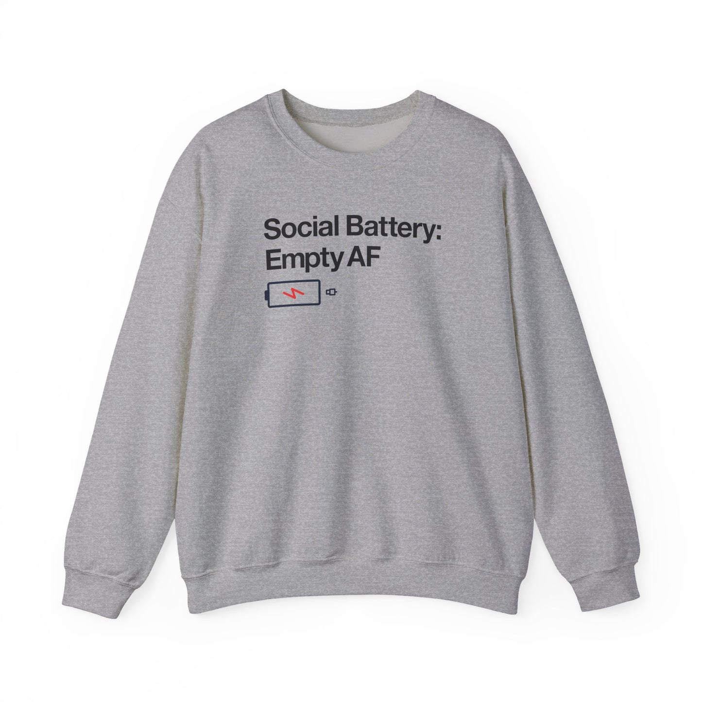 Social Battery Neurodivergent Sweatshirt