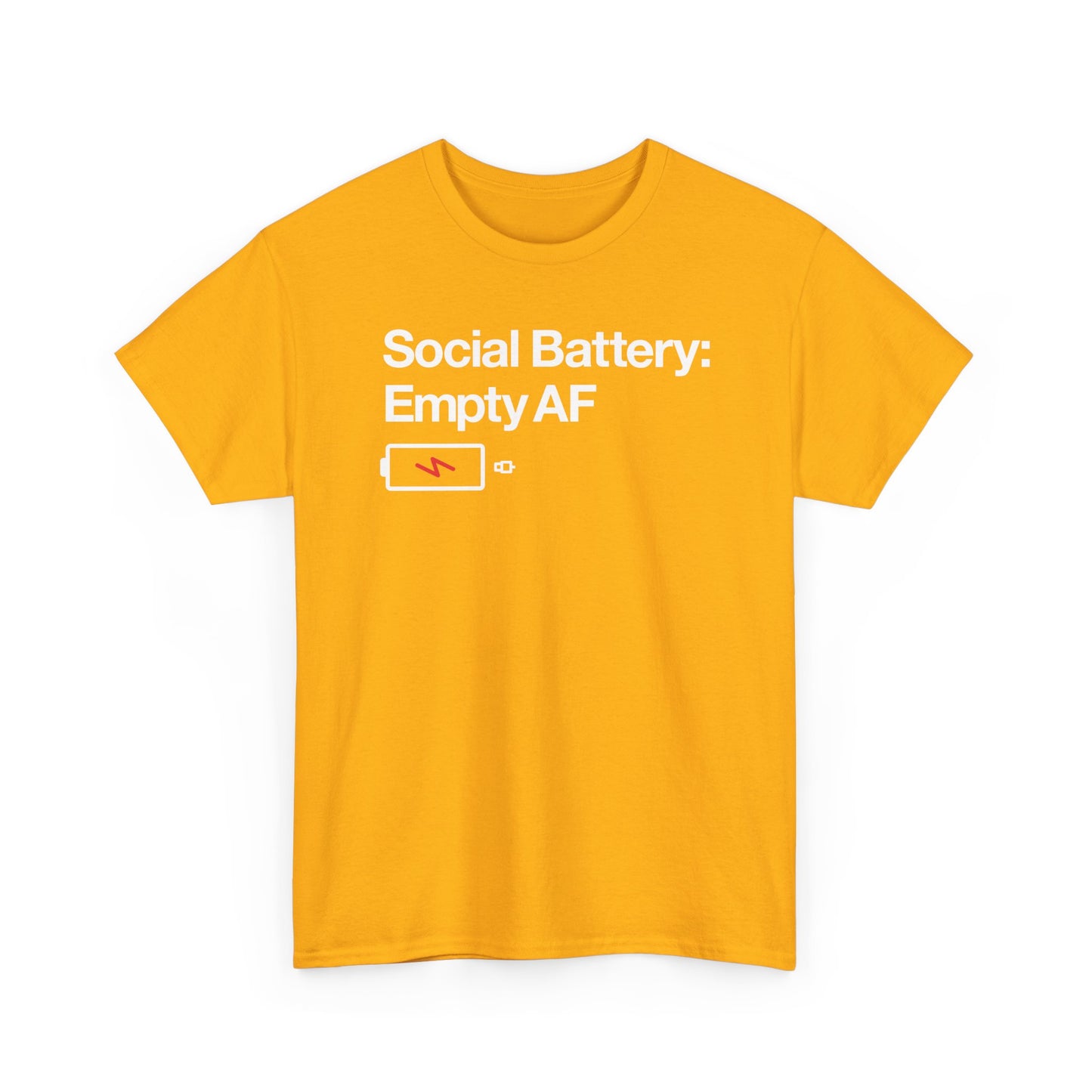 Social Battery - Neurodivergent Graphic T Shirt