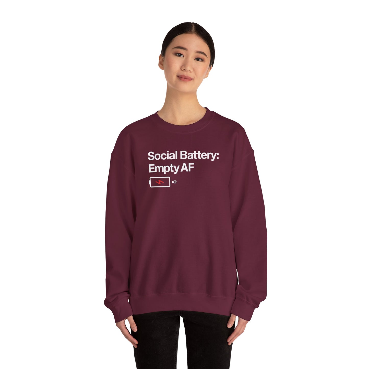 Social Battery Neurodivergent Sweatshirt