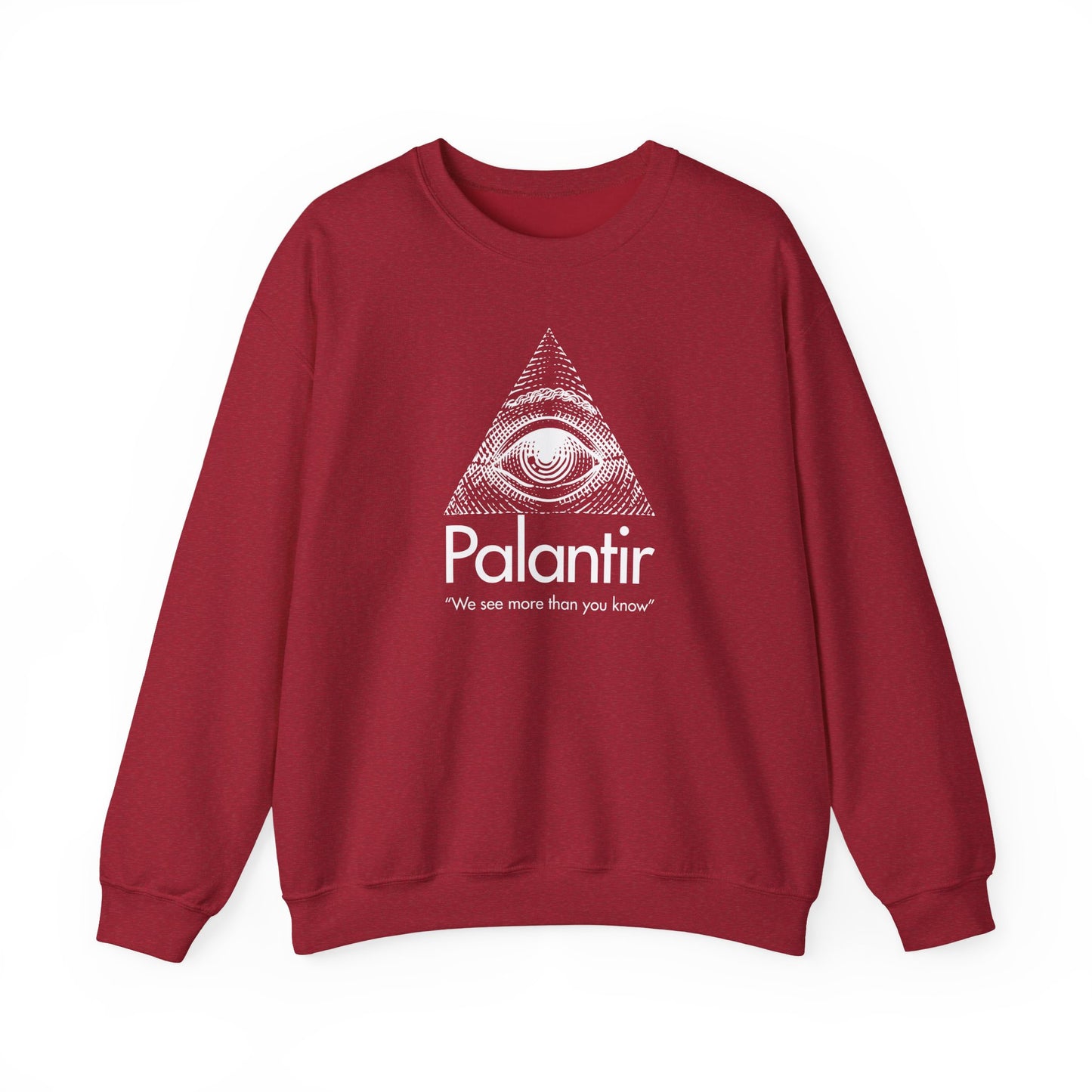 Palantir Illuminated Eye Crewneck - (“We see more than you know”)