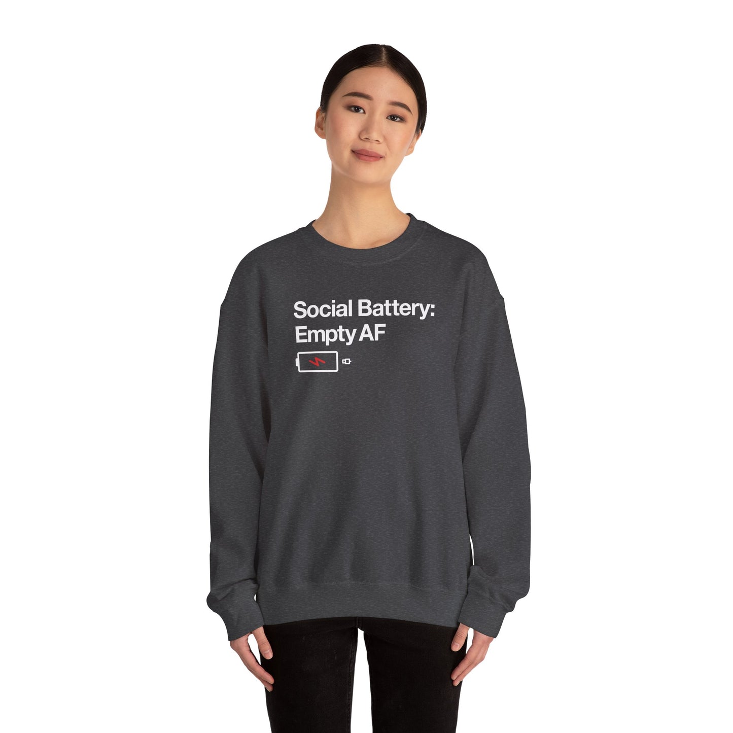 Social Battery Neurodivergent Sweatshirt