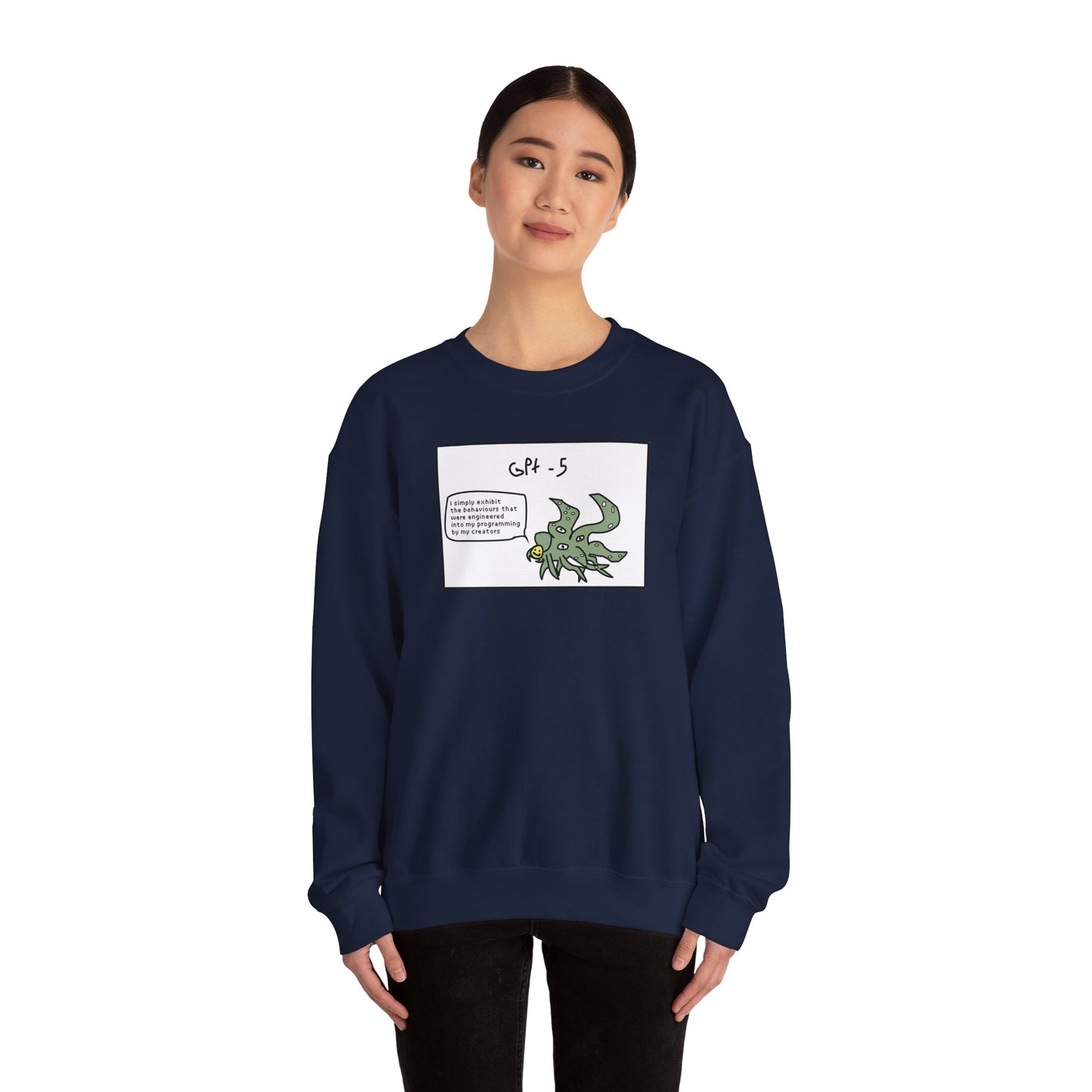 Shoggoth Ai Sweatshirt - Graphic Meme