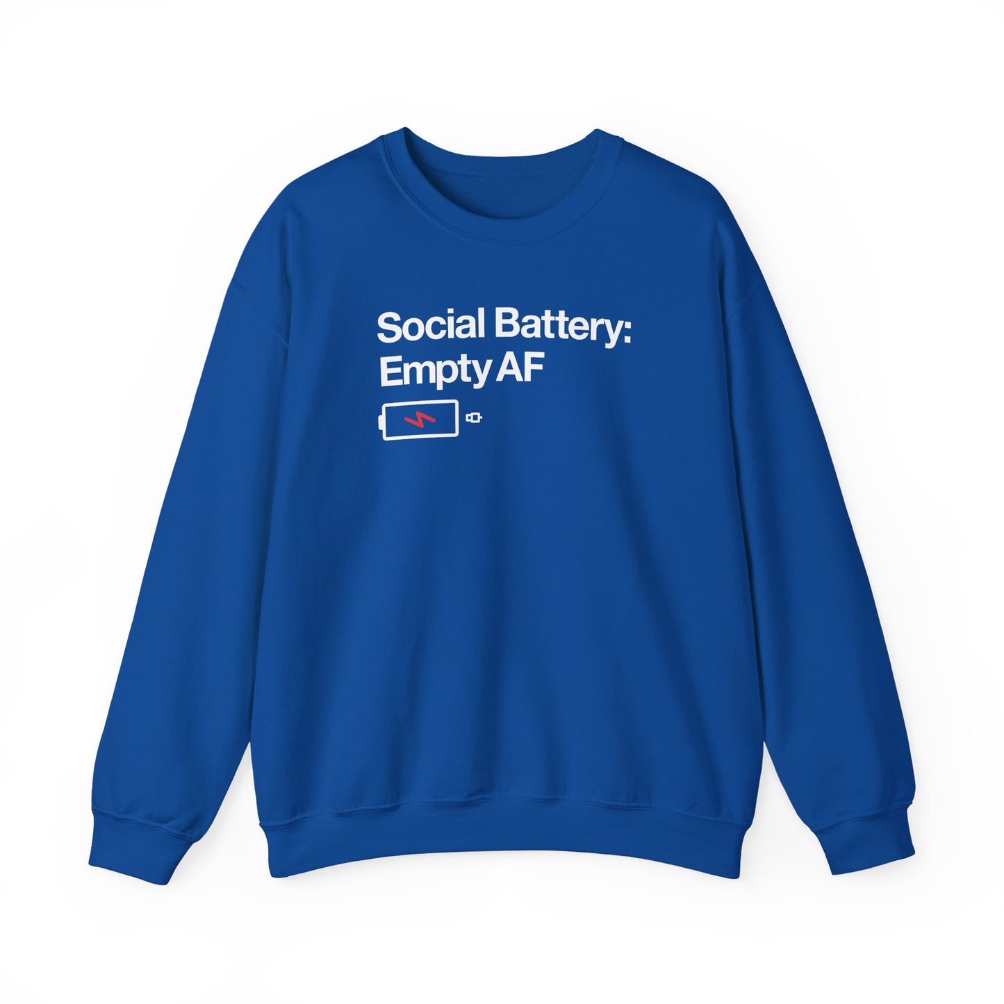 Social Battery Neurodivergent Sweatshirt