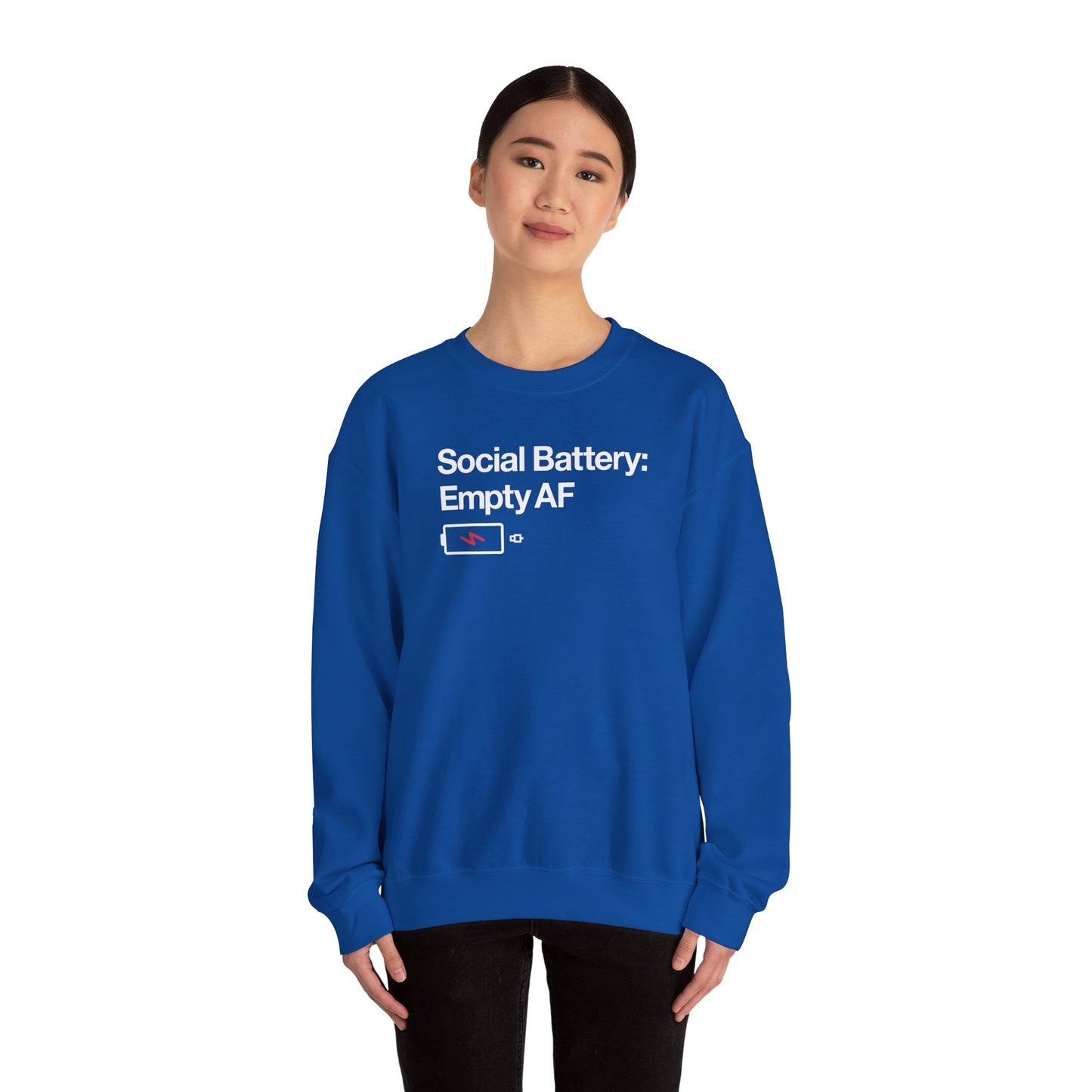 Social Battery Neurodivergent Sweatshirt