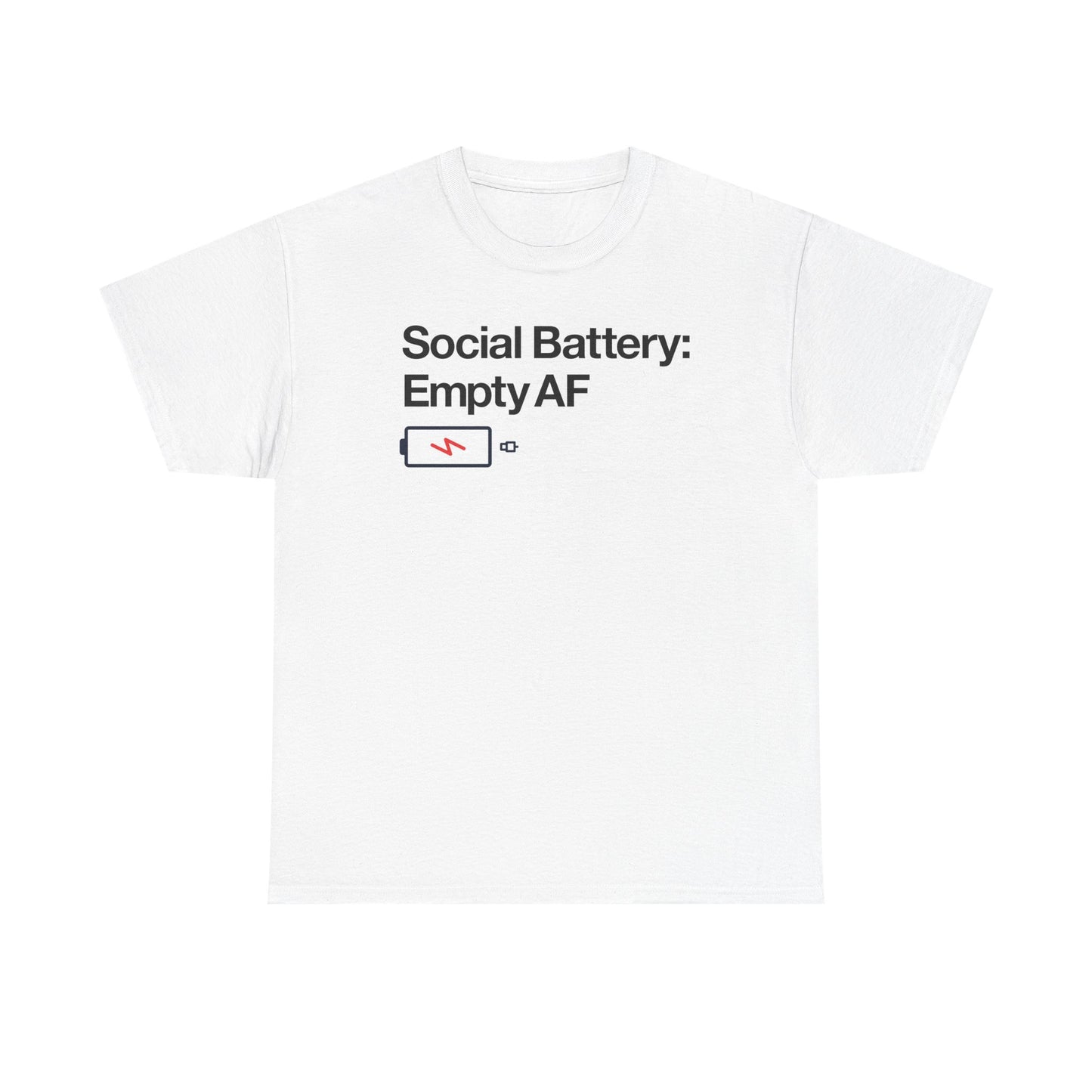 Social Battery - Neurodivergent Graphic T Shirt